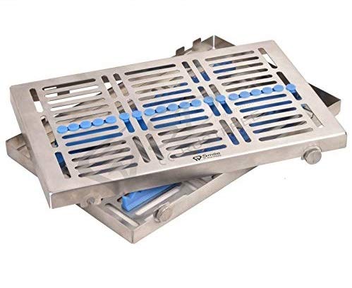 3X Esterilización Cassette - Contenedor de bandeja de lavado - para 20 instrumentos de esterilización