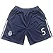 KWFOM Madrid 25/26 Bellingham #5 Away DarkBlue Kids Soccer Jersey Kit with Shorts/Socks Set Youth Sizes (DarkBlue, 28)