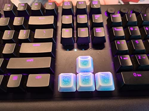 Amazon | MECHKYP 手作り 陶器/セラミック バックライト付き職人キー 