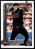 2025 TOPPS UPDATE #US318 RHETT LOWDER ROOKIE DEBUT CINCINNATI REDS BASEBALL OFFICIAL TRADING CARD OF MLB