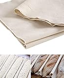 N/ A Tarklanda Professional Bakers Dough Couche Large Bread Proofing Cloth (35'' × 24'') Natural...