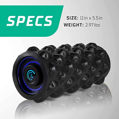 image for CubeFit Foam Roller for Physical Therapy & Exercise - Vibrating Foam R