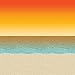 Luau Sunset Backdrop Pack of 6