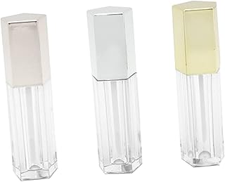FOMIYES Recipientes De Amostra 3Pcs Recipientes De Bálsamo Labial Recipiente De Brilho Labial Tubos De Brilho Labial Com Varinha Recipientes De Brilho Labial Vazios Frascos De