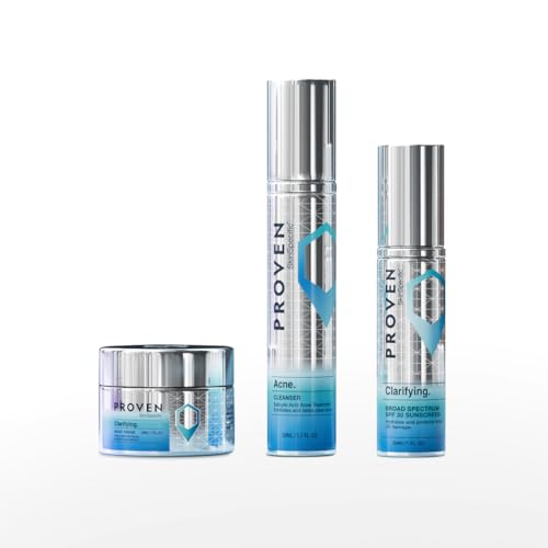 PROVEN SkinSpecific Acne Routine – 3-Step Acne Skincare Kit with