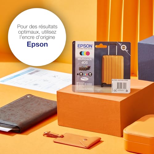 Cartouche Epson 405 noir d'origine DURABrite Ultra pour impression nette - 4