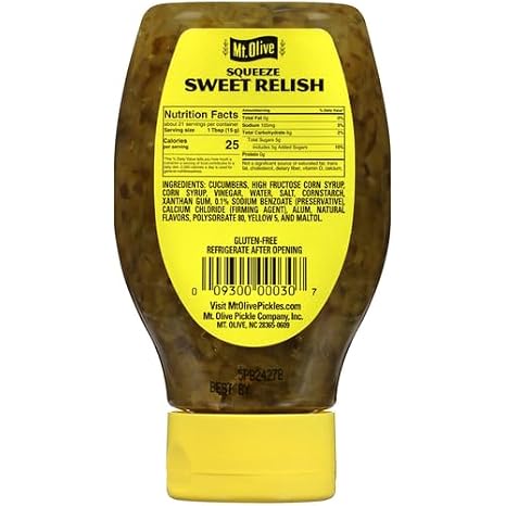 Mt. Olive Sweet Relish, 10 Fl Oz