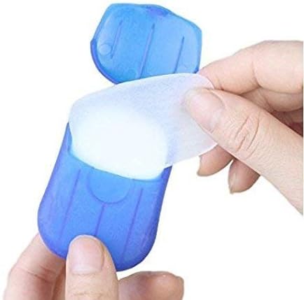 60 Pcs Paper Soap Outdoor Travel Bath Soap Tablets Portable Hand-Washing Small Sheet - Paper Soap Sheets Travel Hand Leaves Toiletry