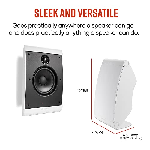 Polk Audio OWM3 Wall and Bookshelf Speakers | The Most High-Performance Versatile Loudspeaker Speakers | Paintable Grilles (Pair, White) by Polk Audio - Image 5
