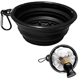 Ciotola da barba, ciotola da barba pieghevole da viaggio per crema da barba, tazza da barb...