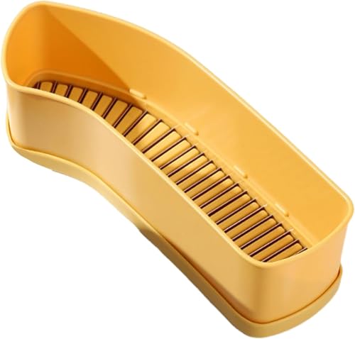 Dog Slicer Kids Food Cutter Luncheon Meat Egg Fruit Salad Stainless Steel Blade Efficient for Hams Avocados Bananas Onions Multifunctional Kitchen Yellow Professional Process