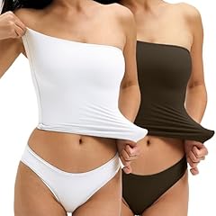 2 Pack:dark Brown/White