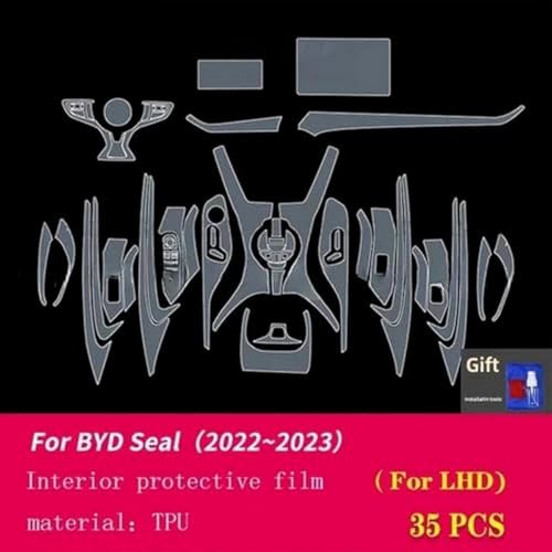 Película protectora de pantalla de consola de coche BYD Seal 2022-2023 TPU 2