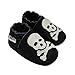 Mejale Baby Shoes Soft Soled Leather Moccasins Skull Infant Toddler Pre-Walker(6-12 Months,Black)