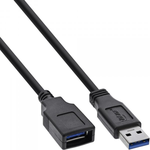 InLine 50pz Bulk Pack prolunga cavo USB 3.0, A maschio / femmina, nero 2m