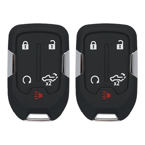 MechanMagic Key Fob Replacement Fits for Chevrolet Silverado 1500 2500 3500 GMC Sierra 1500 2500 3500 2019 2020 2021 2022 2023 Keyless Entry Remote Control HYQ1ES 13522854 13522904 Set of 2