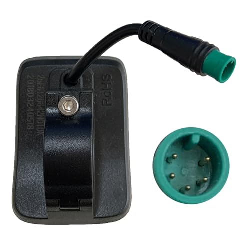 eBike LED Display 24V 36V 48V for Key DISP KD26E Meter Electric Bike Ebike Computer with UART Protocol Matches Controller for Electric Accessories (Key-Disp 26E Waterproof Plug)