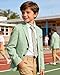 Bofan Linen Boys Blazer Formal Light Green Suit Jackets for Boy Outwear Jacket & Coats for Kids Boys’ Fashion Summer Beach Wedding Outfit Size 10