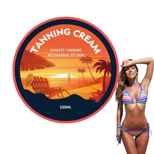 Acelerador Bronceado 100g, crema aceleradora de bronceado para solárium, Bronceador Cuerpo, Crema Bronceadora, Potenciador del Bronceado para un Bronceado Rápido e Intenso