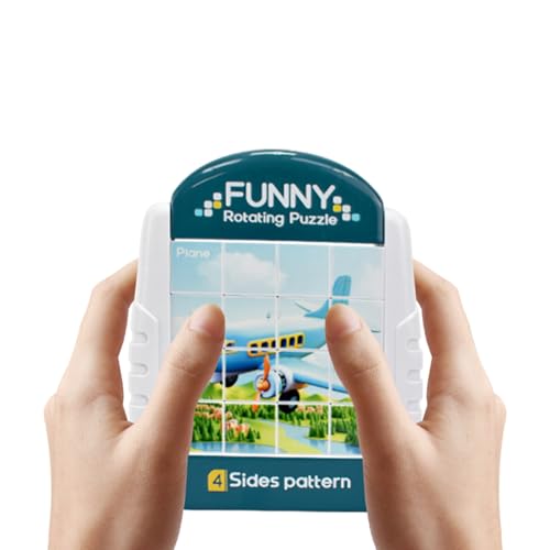 立体パズル 子供知育玩具 立体回転3Dパズル 16ピース おもちゃ 子供 車 飛行機 暇つぶしグッズ 2 3 4 5歳 キッズ 知育玩具 幼児 高齢者 手眼協調能力 脳トレ 論理能力 指先訓練 幼稚園 保育園 子供向け 対象年齢2歳以上 誕生日 プレゼント (交通機関タイプ)