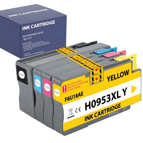 Cartouche d'encre HP 953XL compatible PHONILLICO pour éviter les pannes de couleur