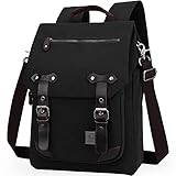 2 IN 1 MULTIFUNKTIONAL: Das Design des 2 in 1 für verschiedene zu verwenden. Nicht nur als Rucksack, sondern auch als Umhängetasche. der rucksack mit abnehmbarem schultergurt für den rucksack. Wenn Sie es nicht auf dem Rücken tragen möchten und der Rucksack die Lederverstärkung als Griff verwendet, ist es sehr gut geeignet, wenn Sie es mitnehmen.