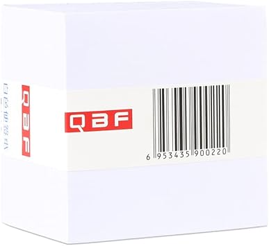 KINGFOM Office School Study Supplies Blank Note Papers 500 Sheets, Non-sticky Memo Pad, 3 inch x 3 inch 76mm76mm