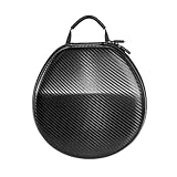 Lawnoval EVA Stoßfeste Kopfhörer-Aufbewahrungstasche für Over-Ear-Gaming, Studio & DJ-Kopfhörer, schlanke Reisetasche, 27 x 18 x 10 cm, Schwarz