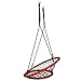 Swinging Monkey Products Web Chair Swing, Black/Red - Tree Swing, Outdoor Play Equipment, Quick and Easy Assembly and Installation