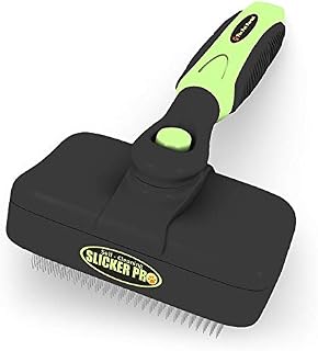 Pro Quality Self Cleaning Slicker Brush for Dogs and Cats - Easy to