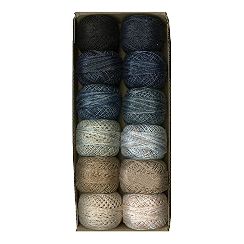 Image of Valdani Pearl Cotton Sz 12 | Snowman Gatherings | 12 Balls | 109 Yds /Ball
