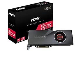 MSI Gaming Radeon RX 5700 XT 256-bit HDMI/DP 8GB GDRR6 HDCP Support DirectX 12 Single Fan VR Ready OC Navi Architecture Graphics Card (Radeon RX 5700 XT 8G)