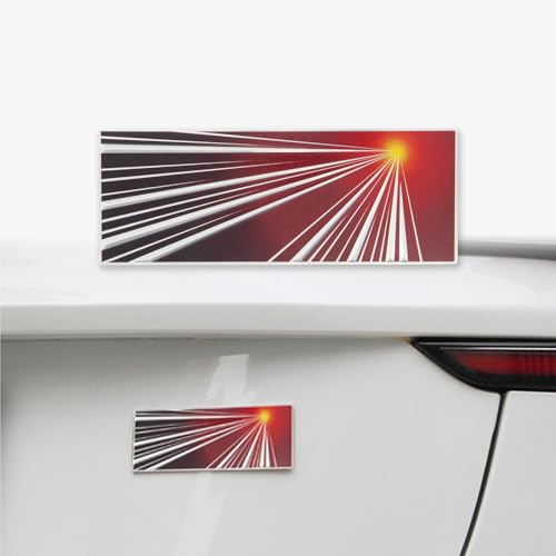 Image of Fit for Dual Motor Badge Emblem Sticker Plaid Decor Compatible for Model Y Juniper Souvenir Edition Accessories