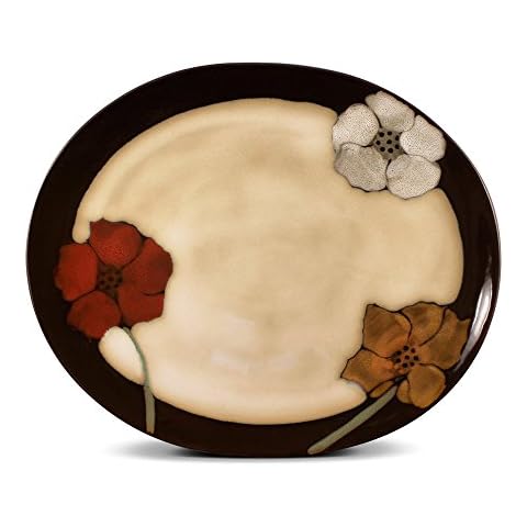 Pfaltzgraff Painted Poppies 14-Inch Platter Cover