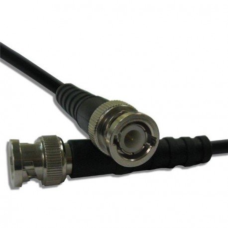 Amphenol Connex 115101-19-12.00 RG-58 Cable, BNC Straight Plug to BNC Straight Plug, 50 Ohm Impedance, 12  Length