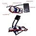 RNXRZANK High Pressure Bike Tire Floor Foot Pump for Airbed Motorcycle Basketballs