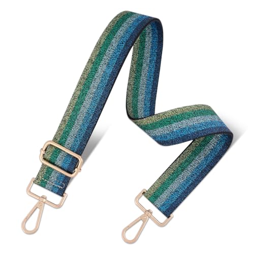 Image of chushui Woven Stripe Purse Straps,Replacement Crossbody Wide Shoulder Adjustable Strap for Bag Handbags