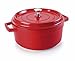 Lacor 25916- Casseruola rossa alluminio pressofuso d.16 cm