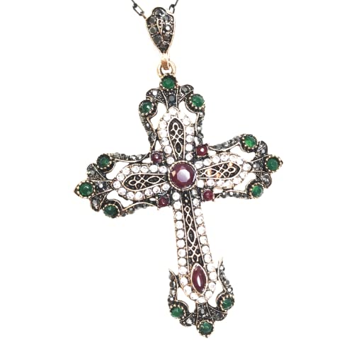 UMBRELLALABORATORY Gothic Lolita Dress Accessories Pirate Necklace Steampunk Costume Sugar Skull Jewelry