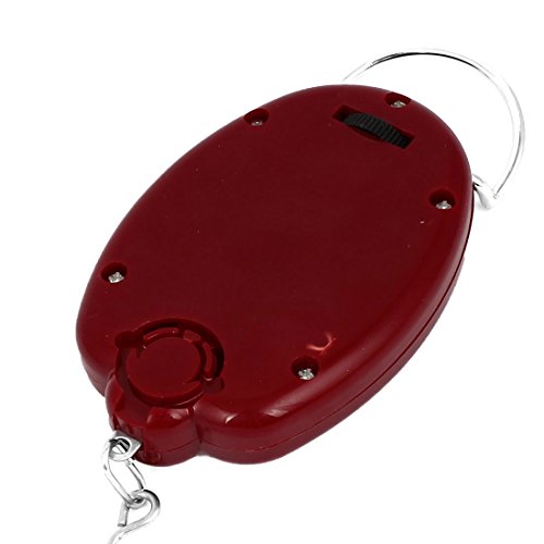 Báscula portátil colgante con pantalla 5Kg - Burgundy miniatura 2