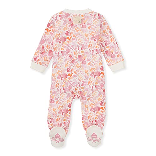 Image of Burt's Bees Baby unisex-baby Sleep & Play, Organic One-piece Romper-jumpsuit Pj, Zip Front Footed Pajama