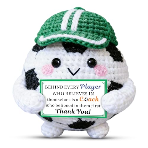 CYKARA Crochet Soccer Coach Doll