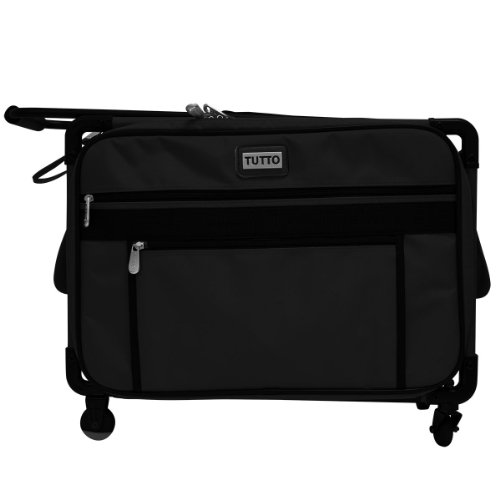 Tutto 20" Medium Sewing Machine Bag on Wheels (Black) by Tutto - Used condition - US$253.32