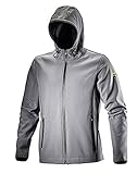 Gris acier. Couleur : Diadora Utility 702.173554 Softshell Level ISO 13688:2013 Veste de travail, gris acier, tailles XS