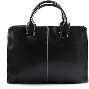 Men Leather Shoulder Bag Crossbody Bag Business Cowhide Messenger Purse Colour A