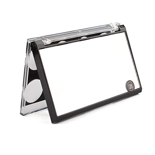 KeyZone 8 Colors Eyeshadow Palette Set Mirror On the Back Makeup Brush in 8#