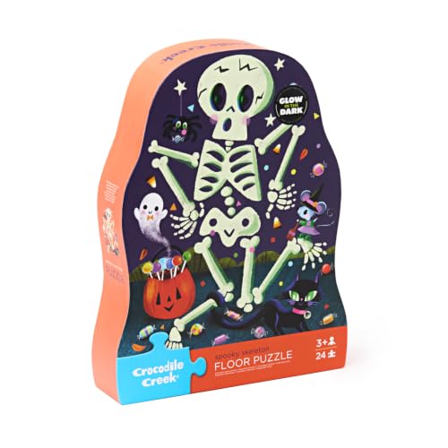 24 Pc Puzzle - Spooky Skeleton - Glows in the Dark! - Affiliate Link