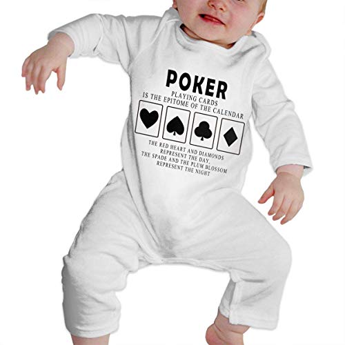 Preisvergleich Produktbild Love Playing Poker Baby Body Einteiler Langarm