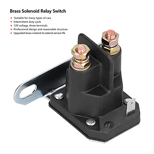 Interruptor de relé solenoide, interruptor de relé terminal de latão 3 V para snowmobile para ATV pa