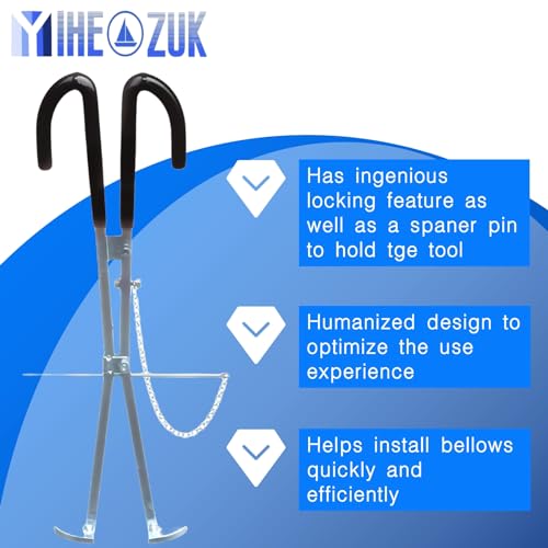 image for YiheoZux 91-45497A1 Exhaust Bellows Expander Tool for MerCruiser Stern